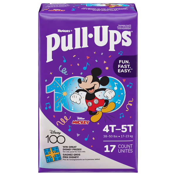 Save on Huggies PullUps Disney Junior Mickey 4T5T Training Pants Boys 3850 lbs Order Online