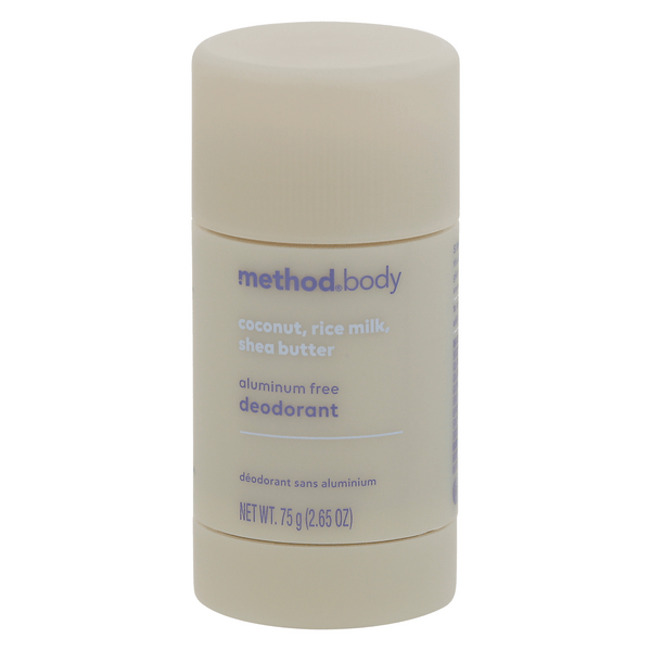 Save on Method Body Deodorant Coconut Rice Milk & Shea Butter Alumium