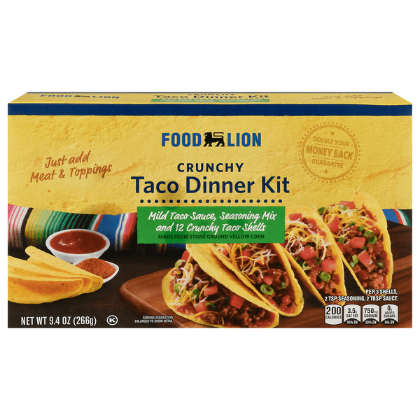 Save on Food Lion Crunchy Taco Dinner Kit Order Online Delivery Food Lion