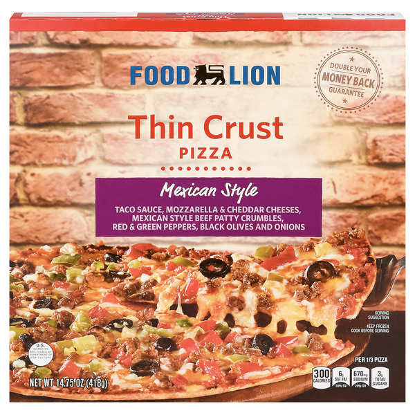 Save on Food Lion Crispy Thin Crust Pizza Mexican Style Order Online