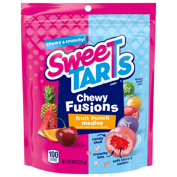 Save on SweeTARTS Chewy Fusions Candy Fruit Punch Medley Order Online