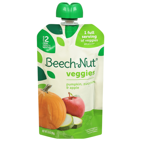 Save on BeechNut Veggies Stage 2 Baby Food Pumpkin Zucchini & Apple