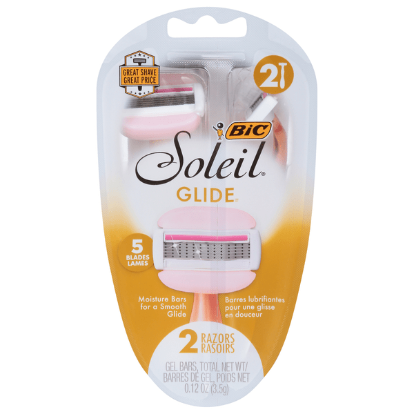 Save on BIC Soleil Glide 5 Blade Razor Disposable Order Online Delivery