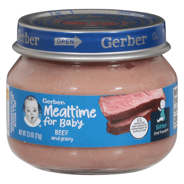 Save on Gerber Mealtime for Baby Stage 2 Food Beef & Gravy Order Online