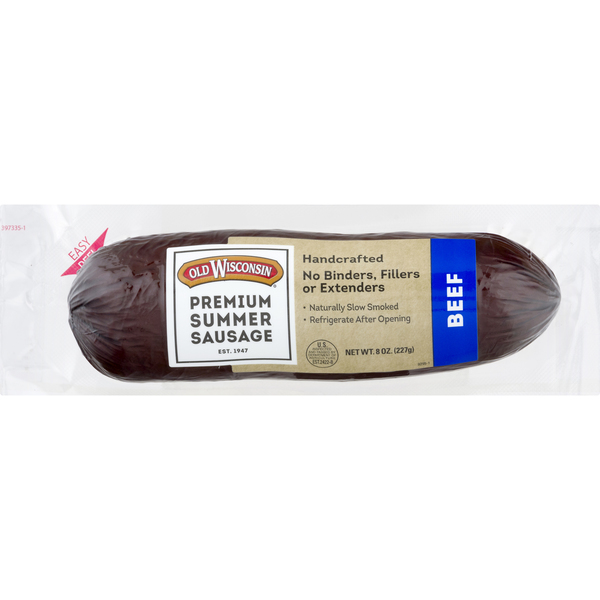 Save on Old Wisconsin Premium Beef Summer Sausage Order Online Delivery Stop & Shop
