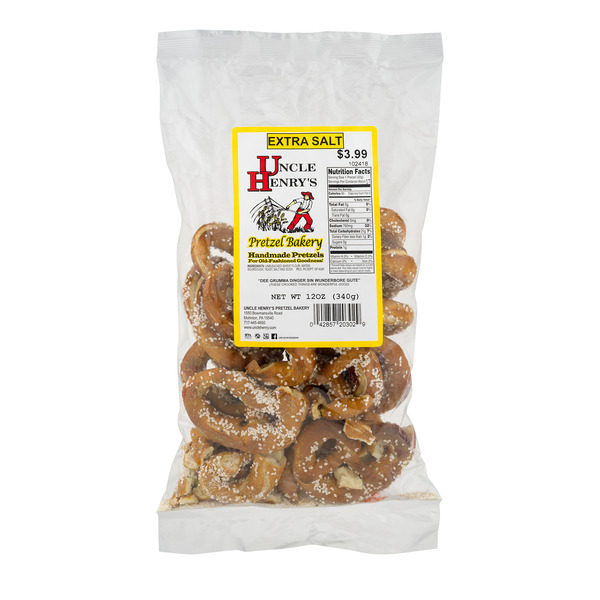Save on Uncle Henry's Pretzel Bakery Handmade Pretzels Extra Salt Order