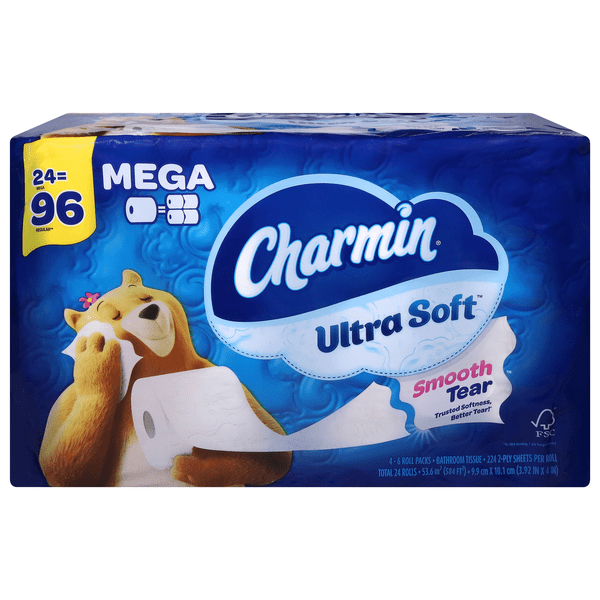 Save on Charmin Ultra Soft Mega Roll 2Ply Toilet Paper Order Online