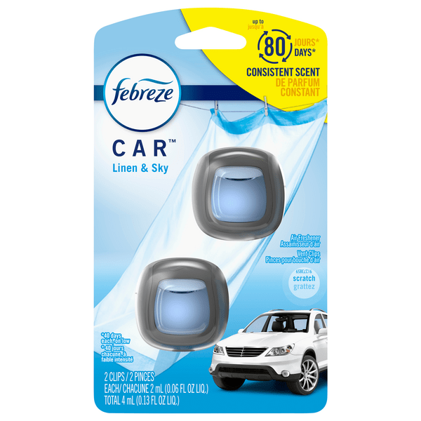 Save on Febreze Car Linen & Sky Vent Clip Air Freshener Order Online