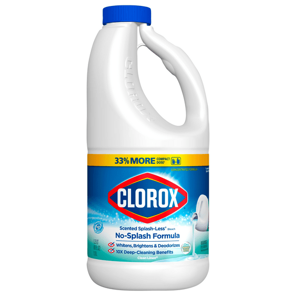 Save on Clorox SplashLess Liquid Bleach Clean Linen Order Online