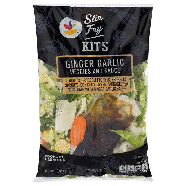 Save on Our Brand Stir Fry Kit Ginger Garlic Veggies & Sauce Order