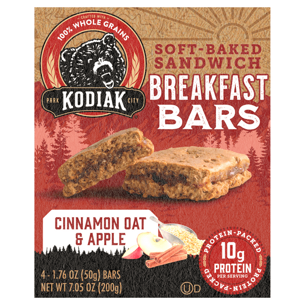 Save on Kodiak Breakfast Bars Cinnamon Oat & Apple Order Online