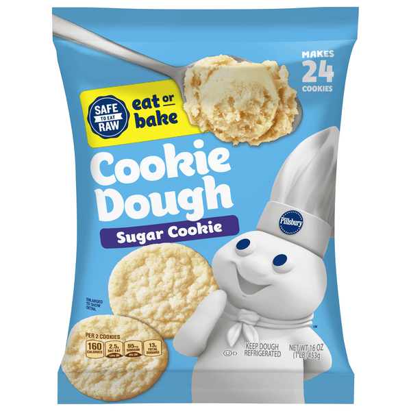 Save on Pillsbury Ready To Bake Sugar Cookie Dough 24 ct Order Online