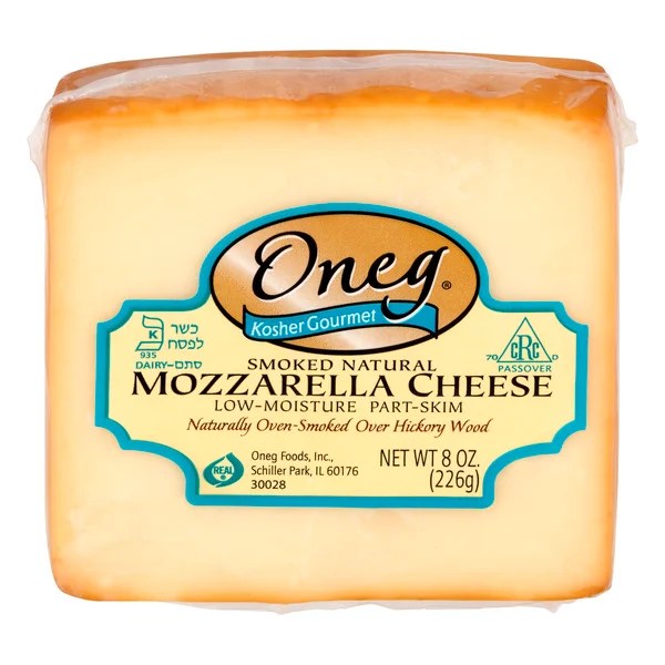 Save on Oneg Mozzarella Cheese Smoked Part Skim Low Moisture Natural Chunk Order Online Delivery