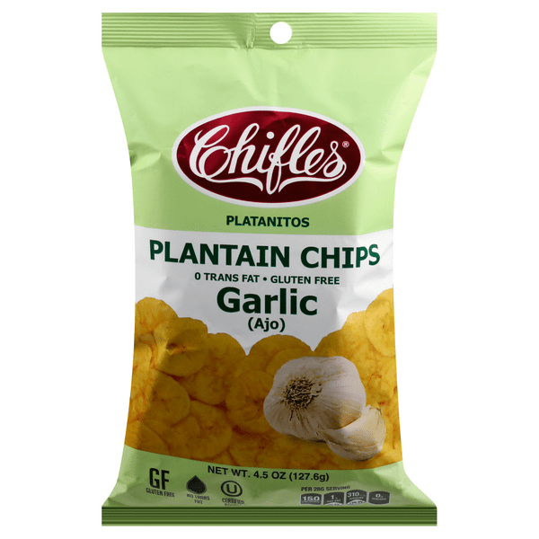 Save on Chifles Plantain Chips Garlic Gluten Free Order Online Delivery