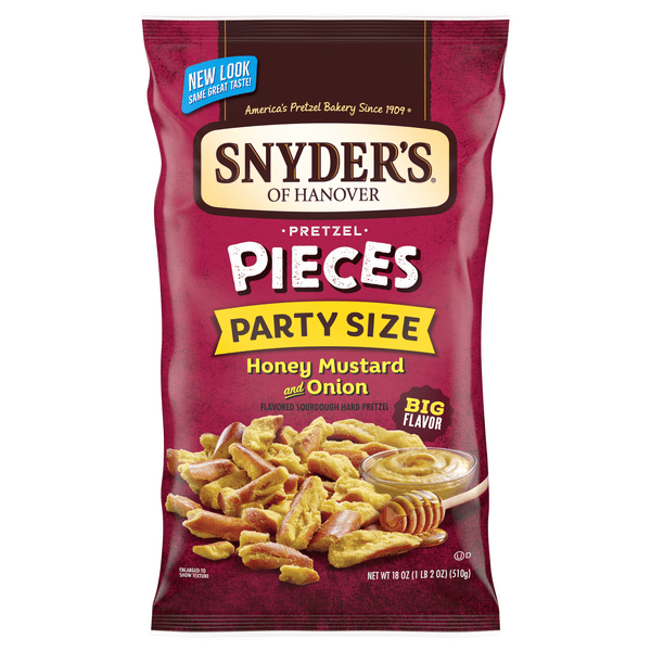 Save on Snyder's Of Hanover Pretzel Pieces Honey Mustard & Onion Party