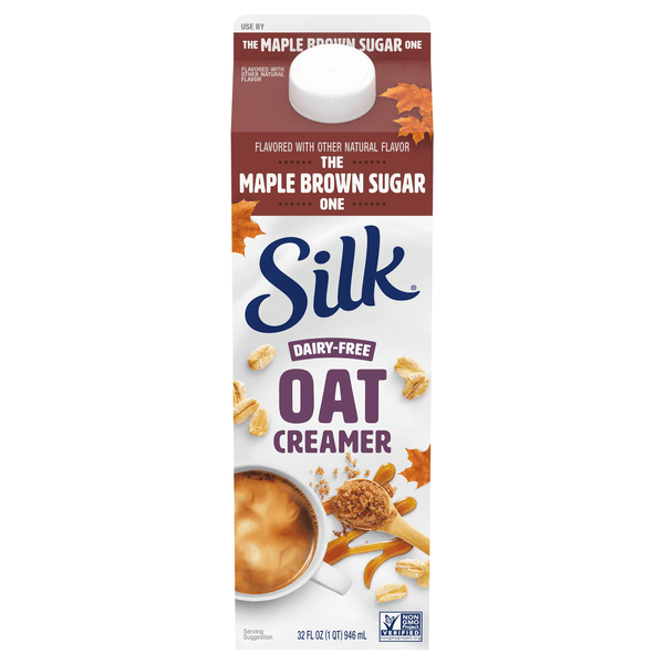 Save on Silk Dairy Free The Maple Brown Sugar One Flavored Oatmilk Coffee Creamer Order Online