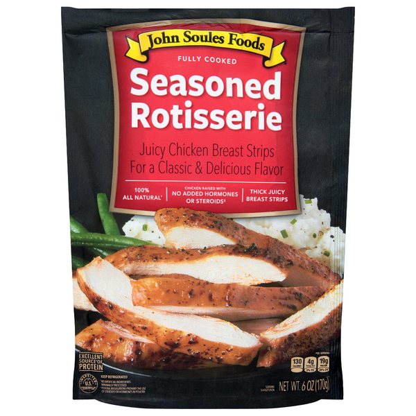 Save on John Soules Foods Chicken Strips Rotisserie Seasoned Order Online Delivery Food Lion