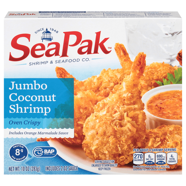 Save on SeaPak Coconut Shrimp Jumbo Frozen Order Online Delivery GIANT