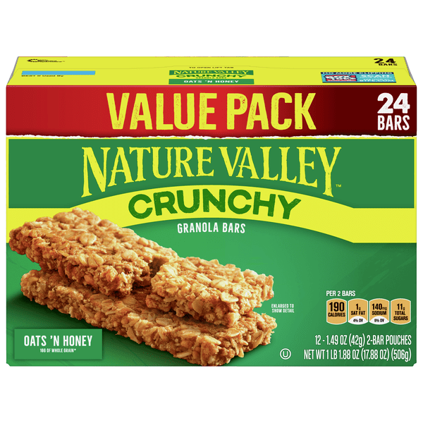 Nature Valley Granola Bar Nutrition Facts Label Besto Blog