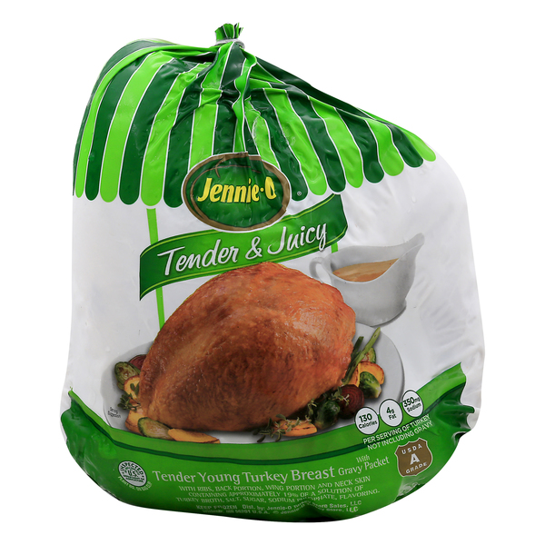 Save on JennieO Tender Young Turkey Breast with Gravy Packet Frozen Order Online Delivery GIANT