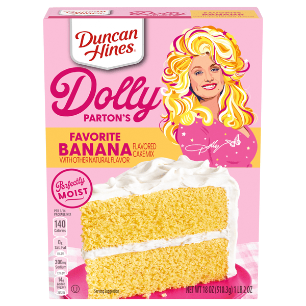 Save on Duncan Hines Dolly Parton's Favorite Banana Cake Mix Order