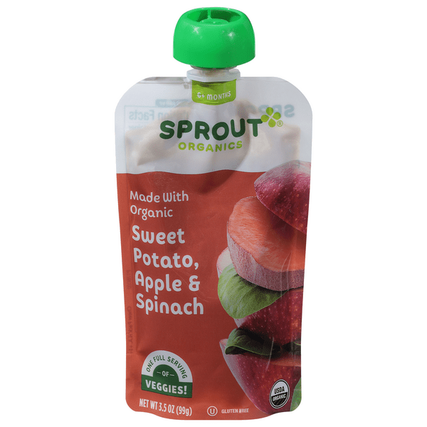 Save on Sprout Stage 2 Baby Food Sweet Potato Apple Spinach Gluten Free Organic Order Online