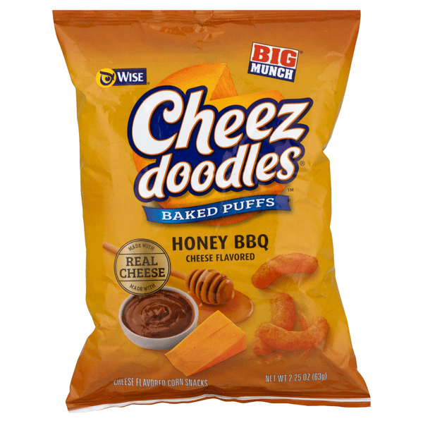 Save on Wise Cheez Doodles Baked Puffs Honey BBQ Cheese Flavored Order