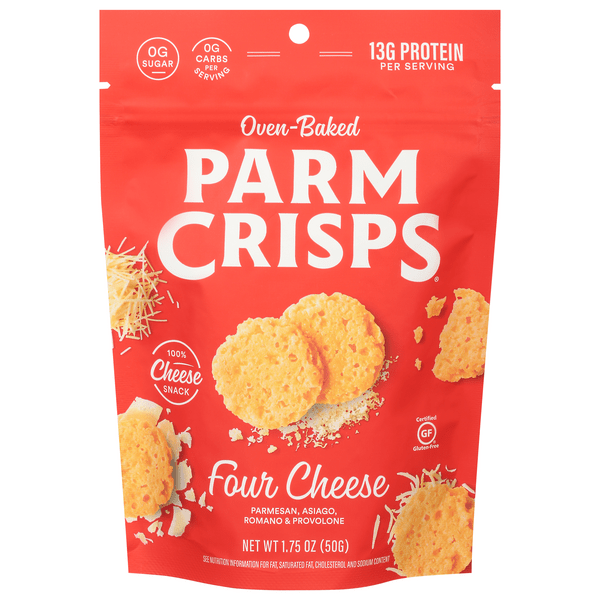 Save on Parm Crisps OvenBaked Cheese Snack Four Cheese Gluten Free