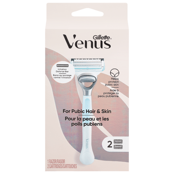 Save on Gillette Venus Razor for Pubic Hair & Skin Order Online