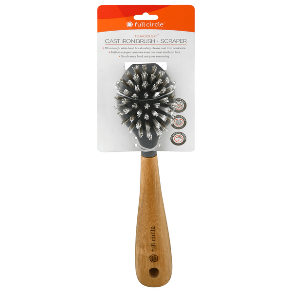 Save on Full Circle C Cast Iron Brush + Scraper Order Online Delivery