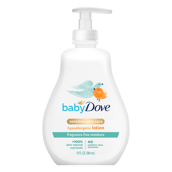 Save on Baby Dove Lotion Sensitive Skin Care Fragrance Free Moisture