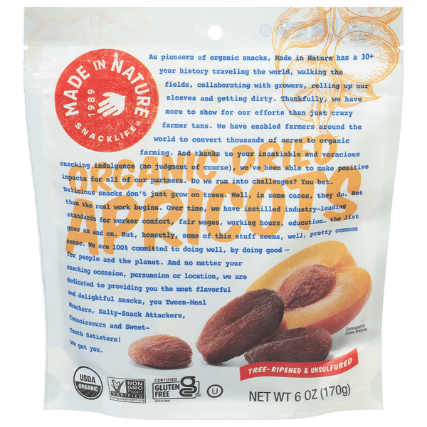 Save on Made in Nature Dried Apricots Organic Order Online Delivery