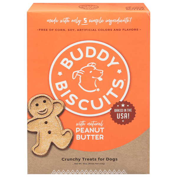 Save on Buddy Biscuits Crunch Treats for Dogs Peanut Butter Natural