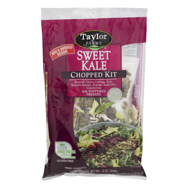 Save on Taylor Farms Sweet Kale Chopped Kit with Poppyseed Dressing