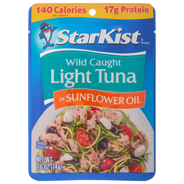 Save on StarKist Wild Caught Light Tuna in Sunflower Oil Order Online Delivery Stop & Shop