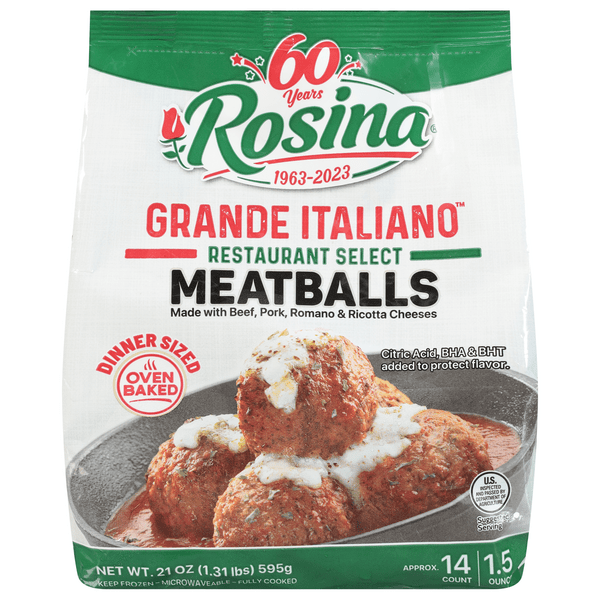 Save on Rosina Meatballs Grande Italiano Frozen Order Online Delivery