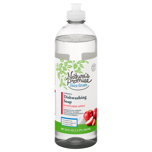 Save on Nature's Promise Free from Powerful Liquid Dish Soap Honeycrisp