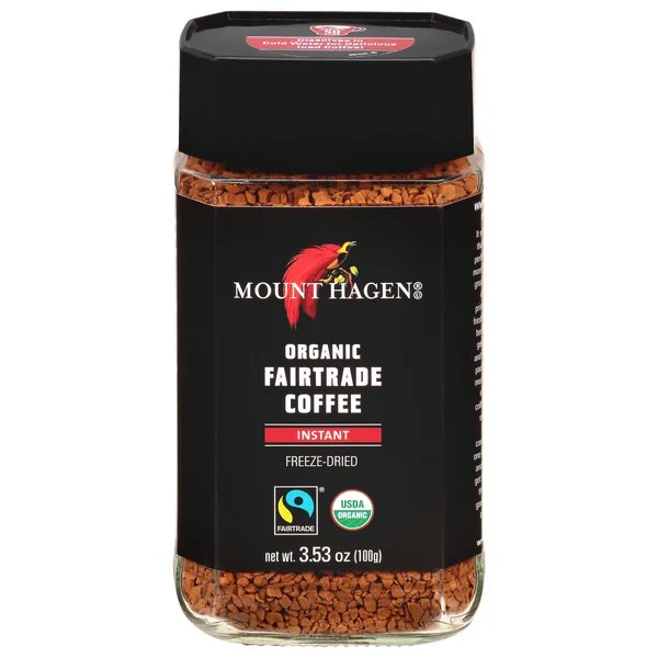 Save on Mount Hagen Instant Coffee Freeze Dried Organic Order Online