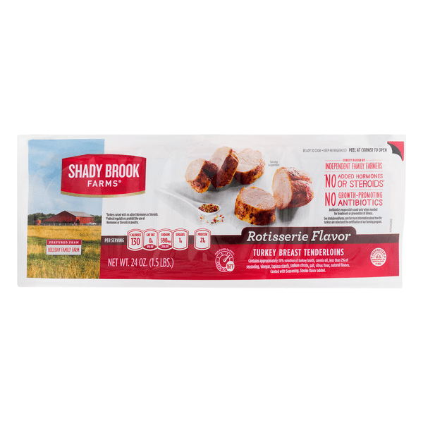 Save on Shady Brook Farms Turkey Breast Tenderloins Rotisserie Flavor Order Online Delivery GIANT