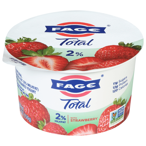Save on Fage Total Strained Greek Yogurt with Strawberry 2 Milkfat
