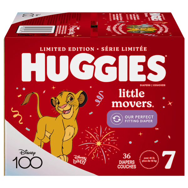 Save on Huggies Little Movers Disney Size 7 Diapers 41+ lbs Order