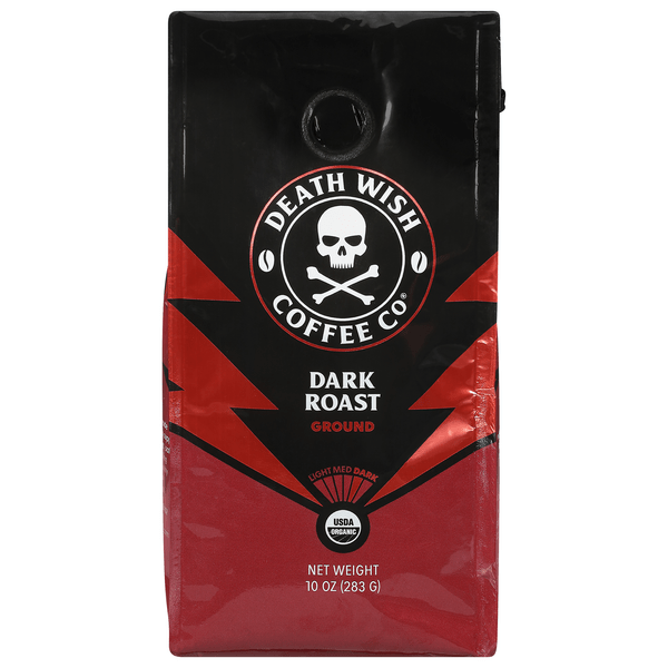 Save on Death Wish Dark Roast Coffee (Ground) Order Online Delivery Stop & Shop