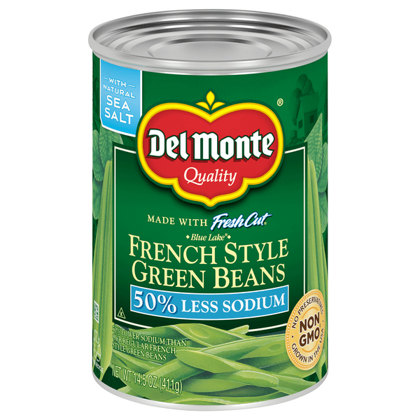 Save on Del Monte French Style Green Beans 50 Less Sodium Order Online