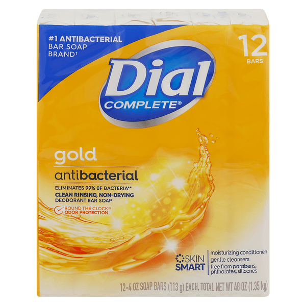 Save on Dial Antibacterial Deodorant Bar Soap Gold 12 ct Order Online