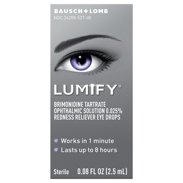 Save on Bausch + Lomb Lumify Redness Reliever Eye Drops Order Online