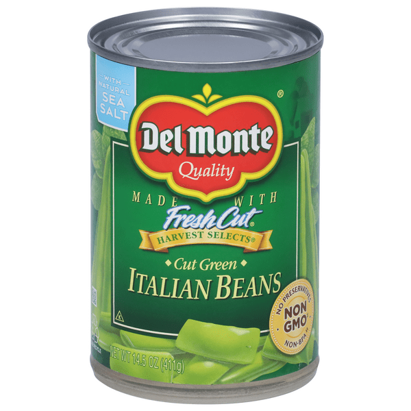 Save on Del Monte Fresh Cut Green Beans Italian with Sea Salt Order