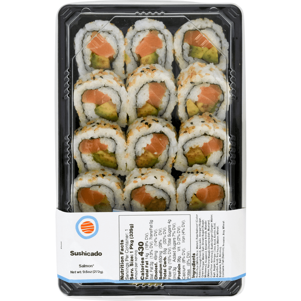 Save on Hissho Sushi Sushicado Salmon Raw (Avail. 11am 7pm) Order