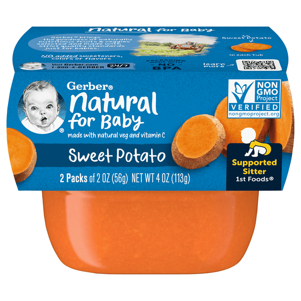 Save on Gerber 1st Baby Food Sweet Potato 2 ct Order Online Delivery