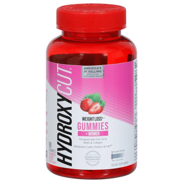 Save on Hydroxycut + Women Weight Loss Gummies Strawberry Order Online