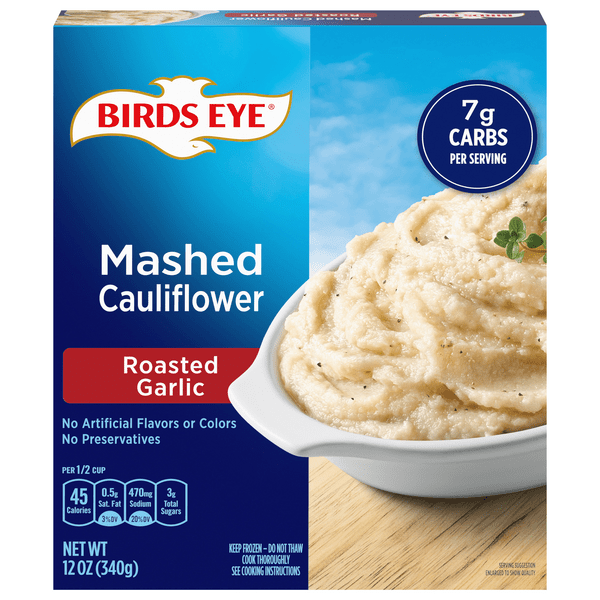 Save on Birds Eye Mashed Cauliflower Roasted Garlic Frozen Order Online Delivery Stop & Shop